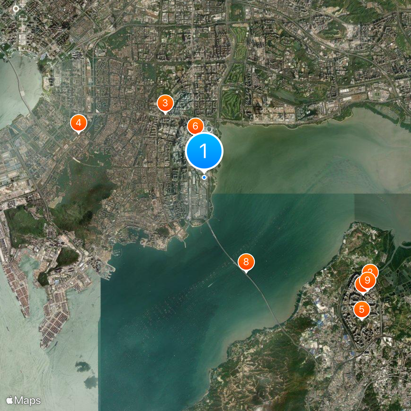 Shenzhen Bay Port Map