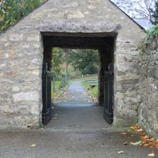 Lychgate to the churchyard of the Church of St Pedrog