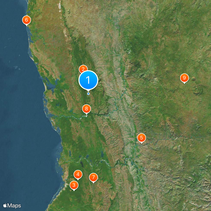 Tsingy de Bemaraha National Park Map