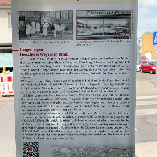 GLIEM Tafel 78 Fleischerei Weyers in Brink