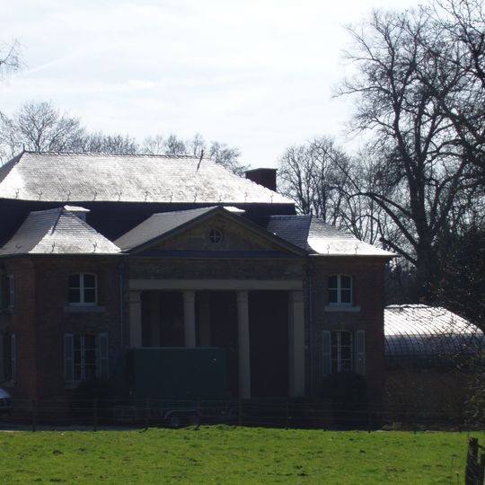 Kasteel Amstenrade: trap met keermuren