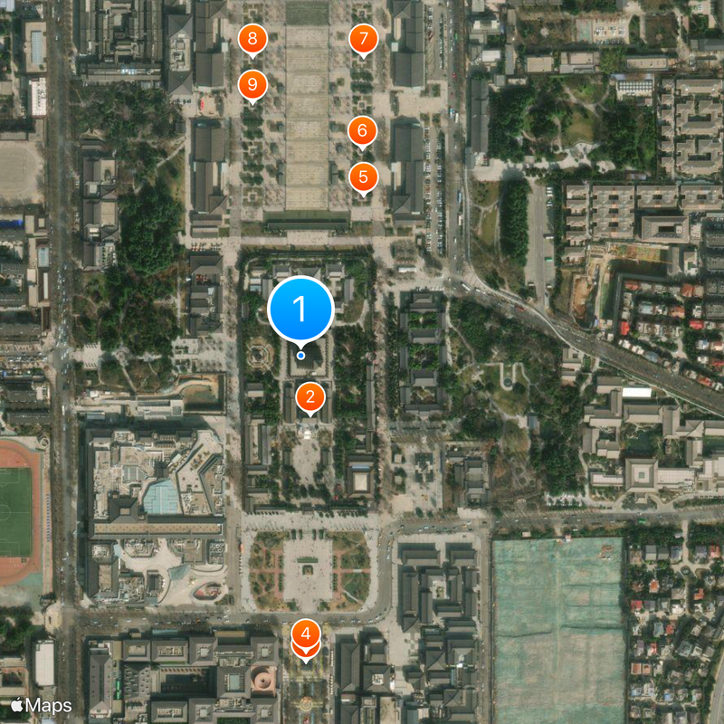 Wielka Pagoda Dzikich Gęsi Mapa