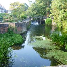 Abbot's Mill Footbridge And Sluice