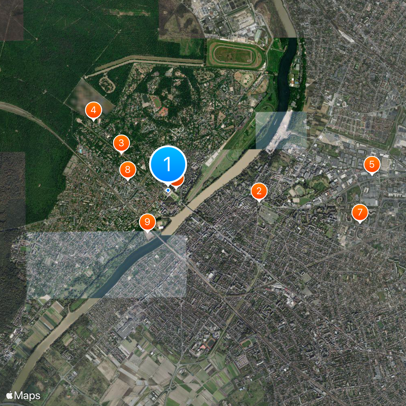 Castello di Maisons-Laffitte Mappa