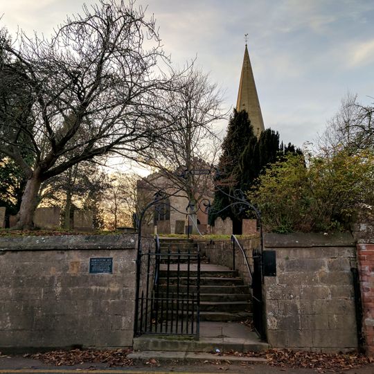 Boundary Wall, Gate, Steps And Overthrow At Church Of St Mary