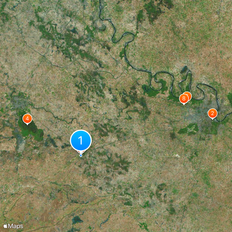 Fatehpur-Sikrī Carte