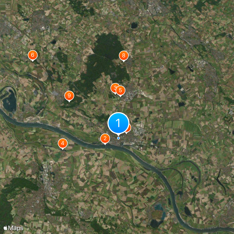 Emmerich am Rhein Mapa