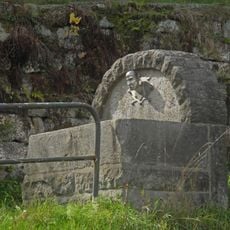 Brunnen mit figürlichem Wasserspeier Dresdner Straße 13