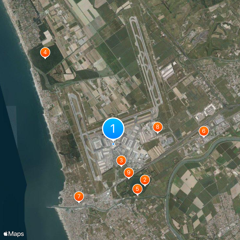 Leonardo da Vinci–Fiumicino Airport Map