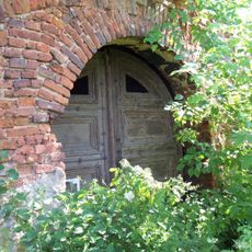 Palace ruins in Brzeźnica