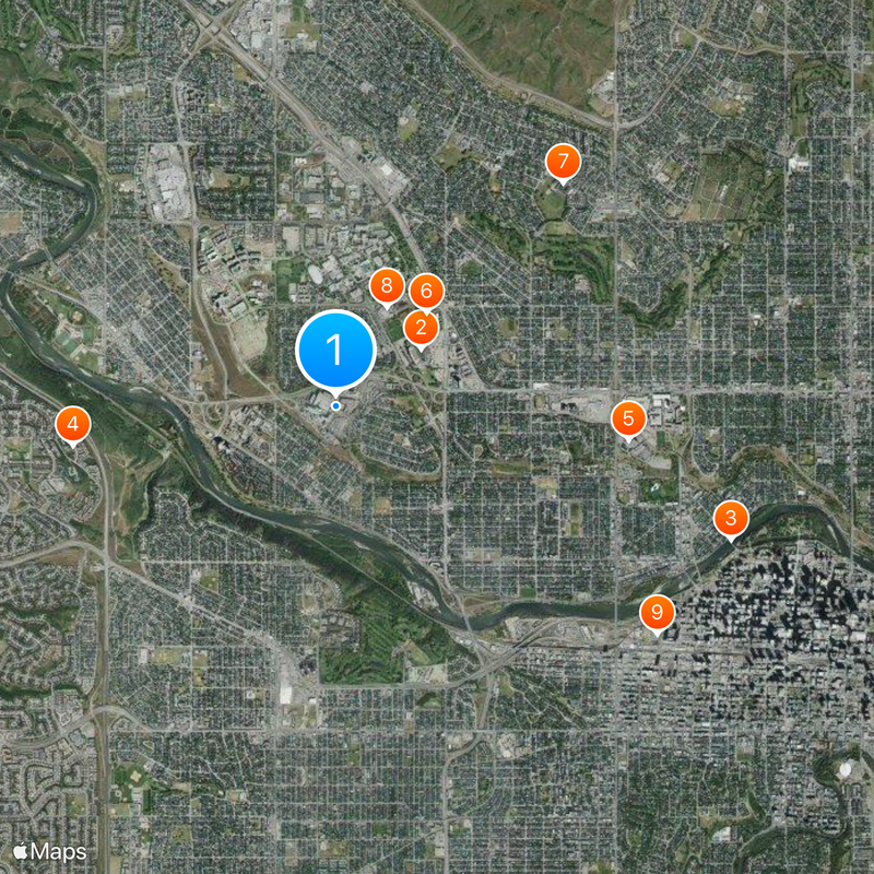 Foothills Medical Centre Map
