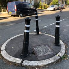 3 Posts At Junction With Marlborough Avenue