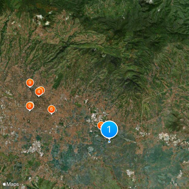 Tegalluar HSR Station Map