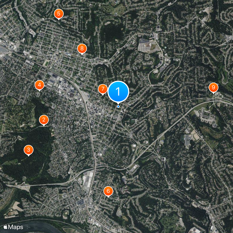 Wilkinsburg Map
