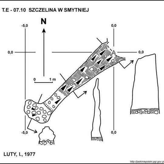 Szczelina w Smytniej