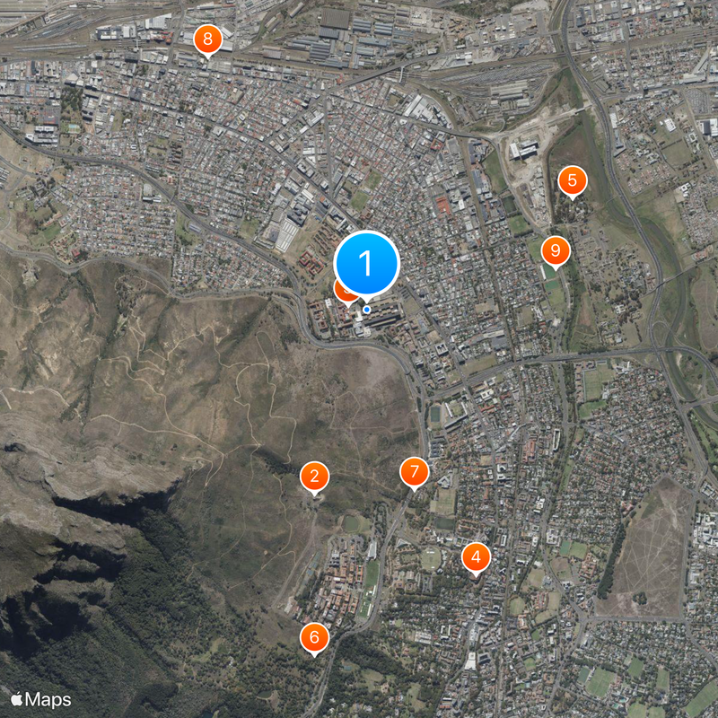 Groote Schuur Hospital Map