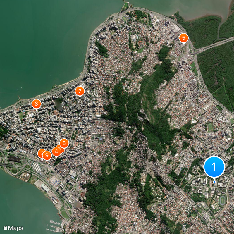Universidade Federal de Santa Catarina Map
