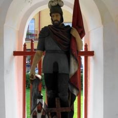 Saint Florian shrine in Muszyna