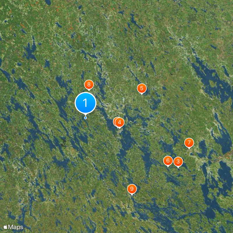 Savonie du Nord Carte