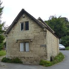 Lodge and walling to The Grange