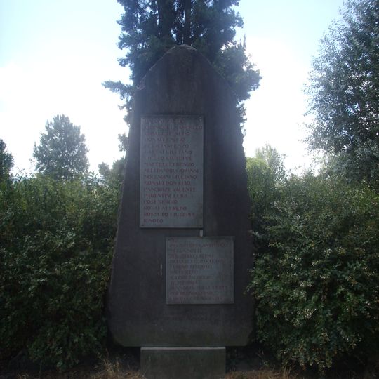 Stele to the fallen of the Cascine massacre of 23-24 July 1944