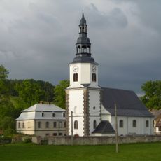 Saint Nicholas church in Bílý Kostel nad Nisou