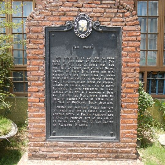 San Isidro historical marker