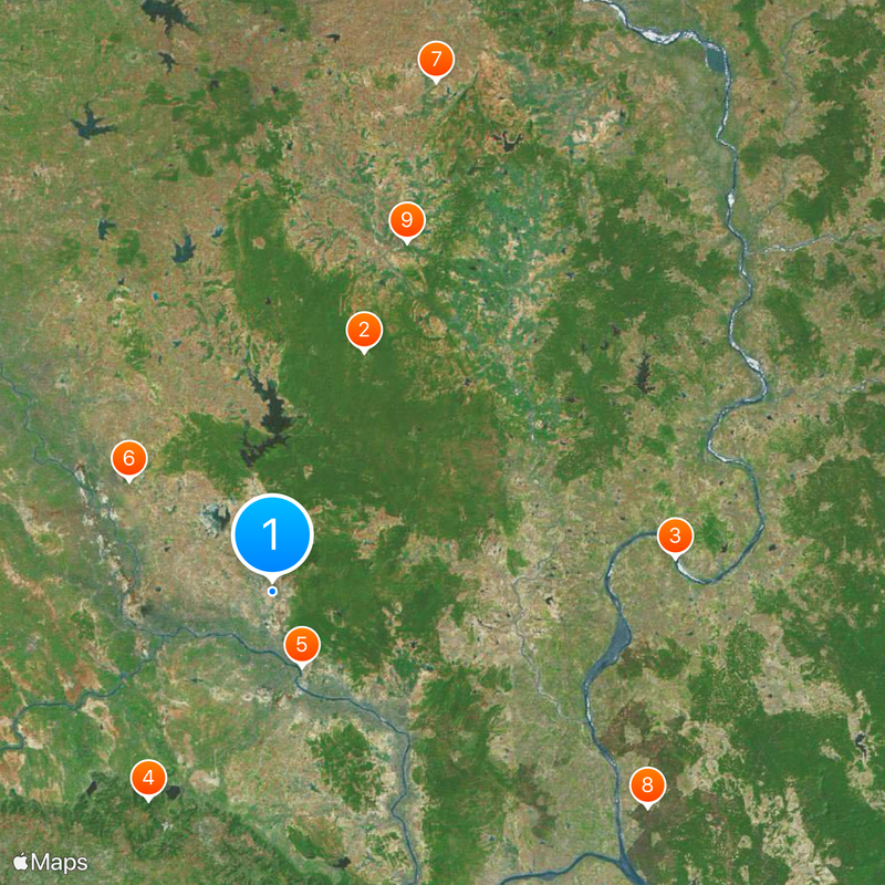 Chandrapur district Map