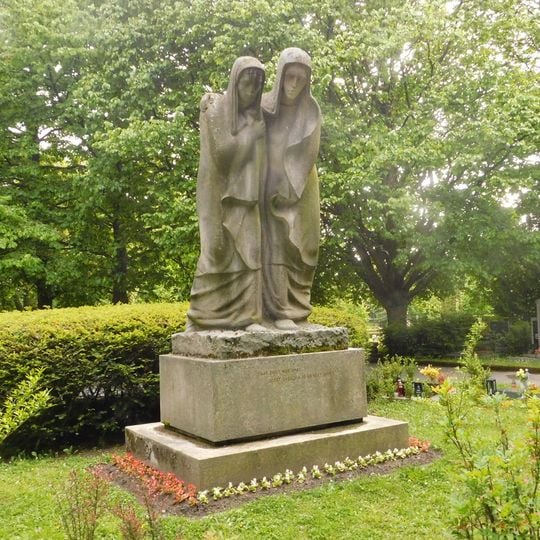 Pomník Zaváté šlépěje na hřbitově v Jihlavě