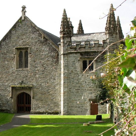 Porch To Abbot's Hall In Grounds Of Bedford Hotel