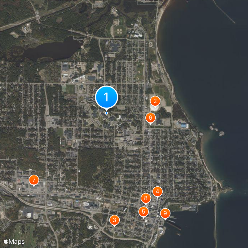Northern Michigan University Map