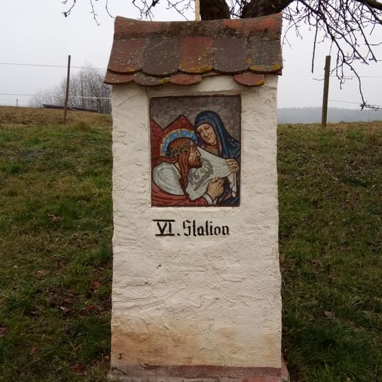 Kreuzweg Auf dem Rad; Ostringstraße in Hausen