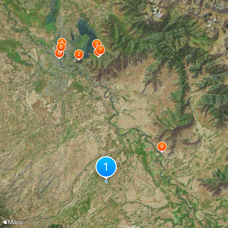 Pulwama district Map