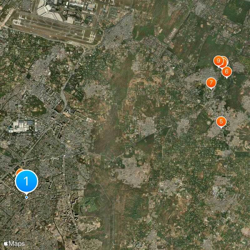 Millennium City Centre metro station Map