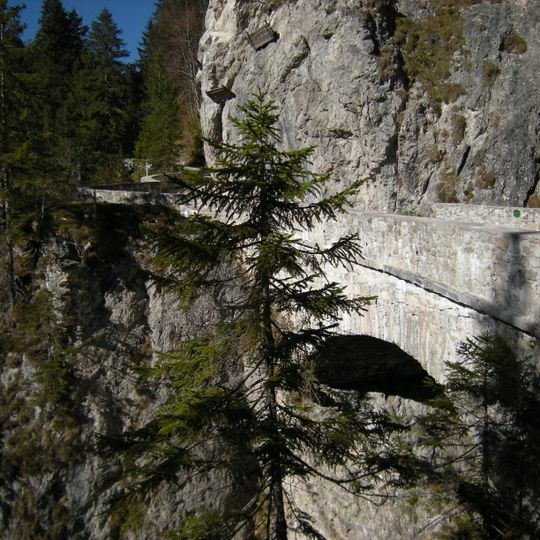 Bogenbrücke am Gaichtpass