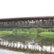 Eisenbahnbrücke über die Weser