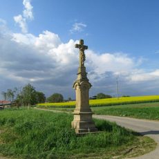 Kříž v Němčicích nad Hanou na ulici Novosady
