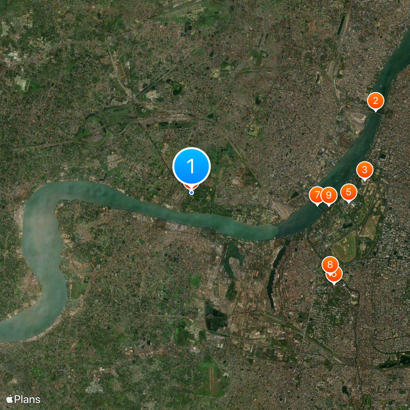 Acharya Jagadish Chandra Bose Indian Botanic Garden Map