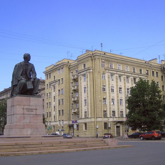 Monument to Nikolai Chernyshevsky in Saint Petersburg