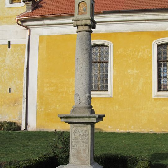 Column shrine in Dolní Lukavice