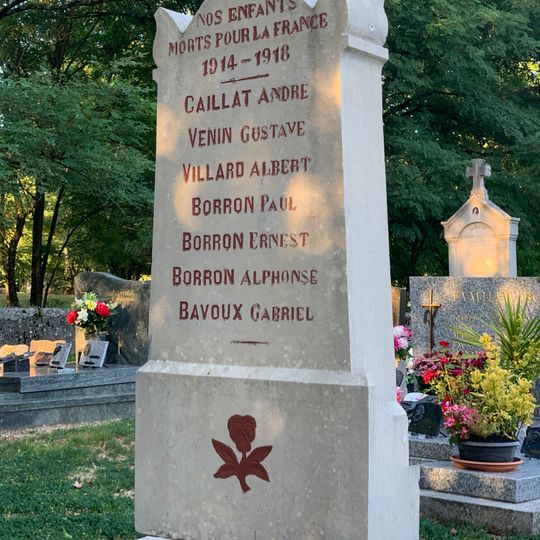 Monument aux morts de Montmerle