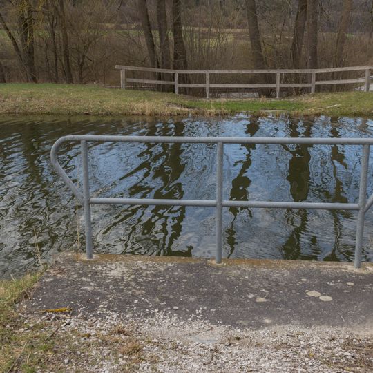 Bachdurchlass und Hochwasserentlastung km 45 75