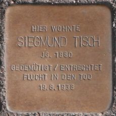 Stolperstein en memoria de Siegmund Tisch