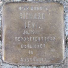 Stolperstein dedicated to Richard Levi