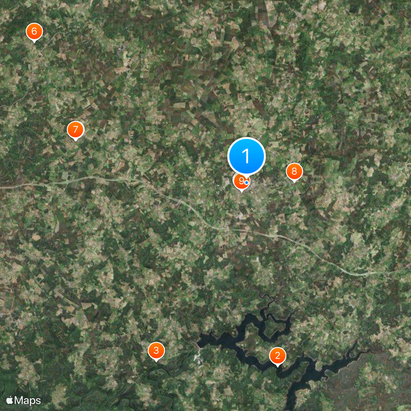 Arzúa Map