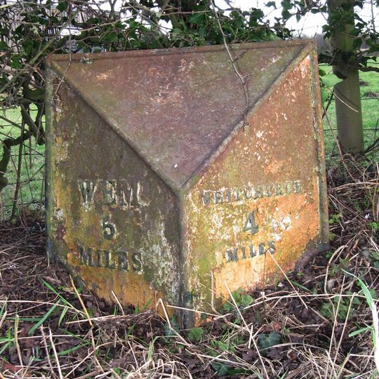 Milepost At Ngr Sj 5422 3584