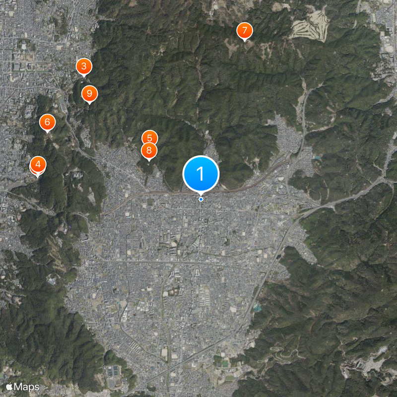 Yamashina Station Map