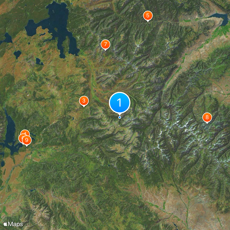Yellowstone River Map
