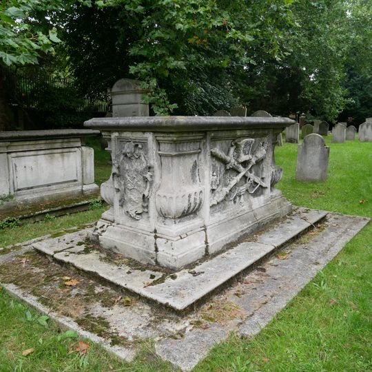 Tomb Of Francis Child Close To South Wall Of South Chapel And Churchyard Of All Saints Church