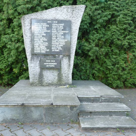 World War I memorial in Vyšní Lhoty